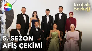 Kızılcık Şerbeti cast reunites for the poster shoot!