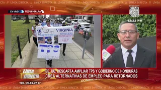EE. UU. descarta ampliar TPS y Gobierno de Honduras crea alternativas de empleo para retornados