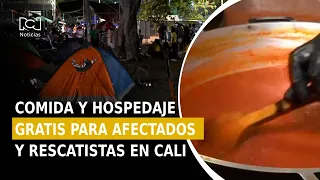 Free food and lodging for disaster victims and rescue workers in Cali