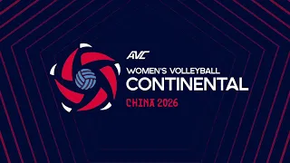 Battle for the Win: Chinese Taipei vs Iran at the 2026 AVC Women's Volleyball Continental in Chin...