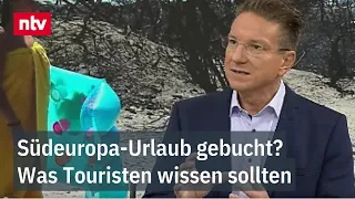 Travel expert Benkö on the danger of forest fires and the consequences for tourists | ntv