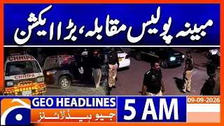 Alleged Police Encounter — Major Action Taken | 5 AM Geo News Headlines | 9th Sep 2026