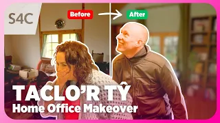 Creu lle i weithio gartref | Home office makeover with Sarra Elgan | Taclo'r Tŷ