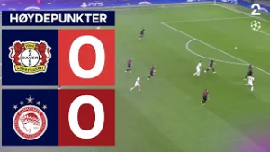 Bayer Leverkusen 0 - 0 Olympiacos - Høydepunkter