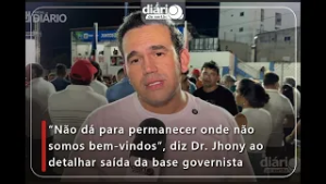“Não dá para ficar onde não somos bem-vindos”, diz Dr. Jhony ao detalhar saída da base governista