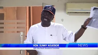 Edo South NDC Senatorial Candidate Sunny Aguebor Express Worry Over Discrepancy In INEC List