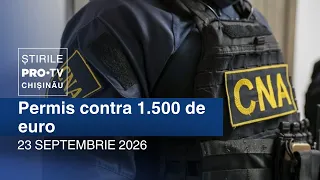PRO TV News (1:00 PM) | DRIVER'S LICENSE FOR 1,500 EUROS | Moldova