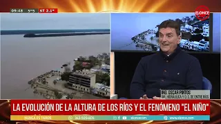 The evolution of river levels and the "El Niño" phenomenon - Eng. Oscar Pintos 08/26/10
