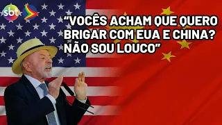 "I'm not crazy," says Lula on tensions with China and the United States