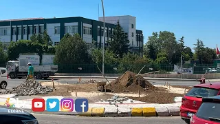 NEW IMPROVEMENT WORKS HAVE BEGUN AT THE ERASTA INTERSECTION