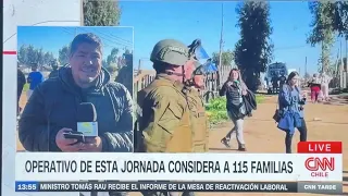 COMENZÓ LA SEGUNDA ETAPA DE DESALOJO  EN EL CERRO CENTINELA, TOMA DE SAN ANTONIO