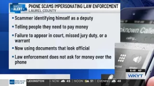 Laurel County sheriff warns against phone scam using ‘official looking’ documents