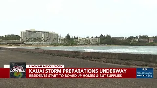 Kauai storm preparations underway