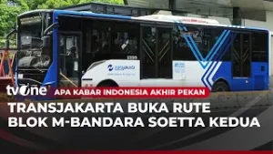Transjakarta Rute Blok-M ke Bandara Soetta Resmi Dibuka | AKAP tvOne