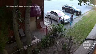 Video shared of Niagara Falls homicide suspects wanted on Canada-wide warrants