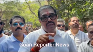 Goan Reporter: Mormugao MLA Sankalp Amonkar submits a  memorandum to the coal handling company