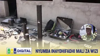 POLISI  YAGUNDUA NYUMBA INAYOHIFADHI MALI ZA WIZI