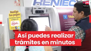 Reniec ofrece trámites rápidos en módulos de autoservicio: dónde se ubican y qué ofrecen