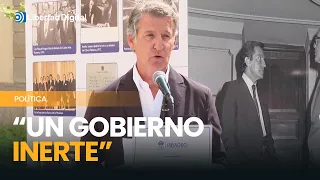 Feijóo lashes out at the Government and condemns "boorish" behavior