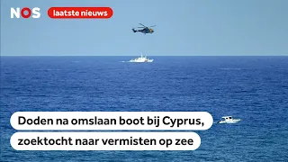 Beelden van gekapseisde schip Noord-Cyprus