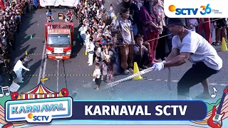 Bikin Melongo! Orang-orang Kuat Ini Tantang Diri Tarik Truk Berton-ton |  Karnaval SCTV