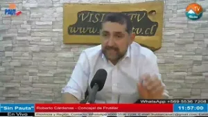 La Entrevista en VisionTv   Hoy con el Concejal de Frutillar Roberto Cárdenas Santana