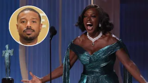 Viola Davis Has Best Reaction to Michael B. Jordan’s Actor Awards 2026 Win