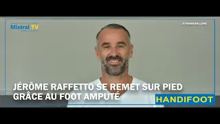 Jérôme RAFFETTO, captain of the French amputee football team, meets high school students in Valence