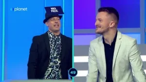 Kolo sreče: Igra Kdo sem jaz?, v kateri se je preizkusil Lovro Sadek iz Poskočnih muzikantov