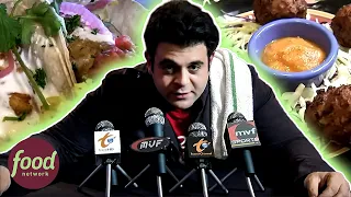 Adam Battles The Spiciest Habanero Fritter Challenge On Earth | Man V Food With Adam Richman