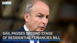 Dáil passes second stage of the Residential Tenancies Bill | RTÉ News