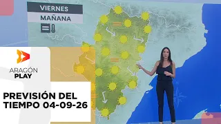 Weather forecast for Friday, September 4