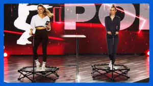 Diana & Lina präsentieren das neue Klappbare Fitness-Trampolin bei @PEARL-TV