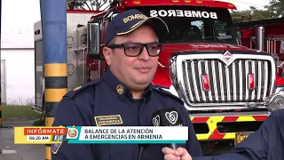 Armenia Fire Department Discusses Challenges Following the August 10 Earthquake | Infórmate Eje