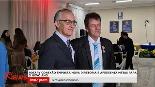 Rotary Conexão inaugurates new board and presents goals for the new year
