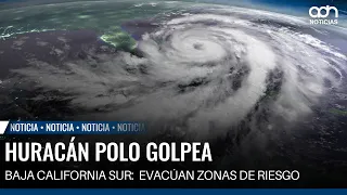 Hurricane Polo hits Baja California Sur: activities suspended and risk zones evacuated