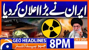 Tehran's response to America..!! | Headlines Geo News 6 PM (20th Feb 2026)