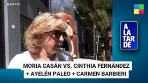 MORIA VS. CINTHIA FERNÁNDEZ + AYELÉN PALEO + CARMEN BARBIERI #ALaTarde | Programa completo (20/2/26)