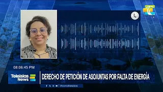 #TeleislasNews I Derecho de petición en Asojuntas por falta de energía.