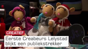 Grote drukte bij eerste Creabeurs in De Brink in Lelystad | Omroep Flevoland