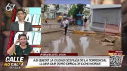 This Is How Piura Was Left After More Than 8 Hours of Torrential Rain