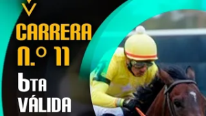 11VA CARRERA - 6TA VALIDA - HIPODROMO LA RINCONADA 22 FEB 