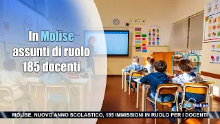 Molise, new school year: 185 permanent teaching appointments