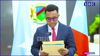 HOGAAMIYAHA MAAMULKA KGS SHEEKH AADAN MADOOBE OO SOO SAARAY XUBNAHA GOLAHA WASIIRADA MAAMULKAASI.