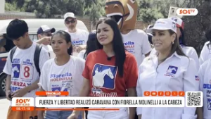 Trujillo: Fiorella Molinelli lideró caravana de Fuerza y Libertad