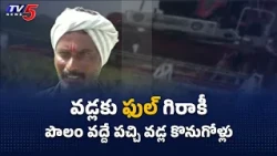 వడ్లకు ఫుల్ గిరాకీ..! Karimnagar Paddy: El Nino Cuts Yield, Traders Buy at Fields || TV5 News