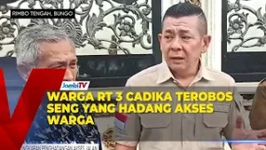 WARGA RT 3 CADIKA TEROBOS SENG YANG HADANG AKSES WARGA