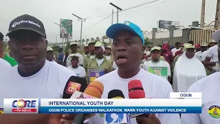 International Youth Day: Ogun Police organises Walkathon, warn youths against violence, thuggery..!