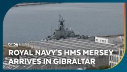 Royal Navy's HMS Mersey arrives in Gibraltar