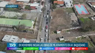 Improvement works on Av. Baquedano in Rancagua begin in November